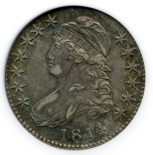 1814/3-Capped-Bust-Half.--O-101.