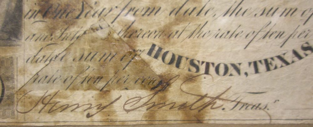 Republic-Of-Texas-$20-Bill.-Authentic?