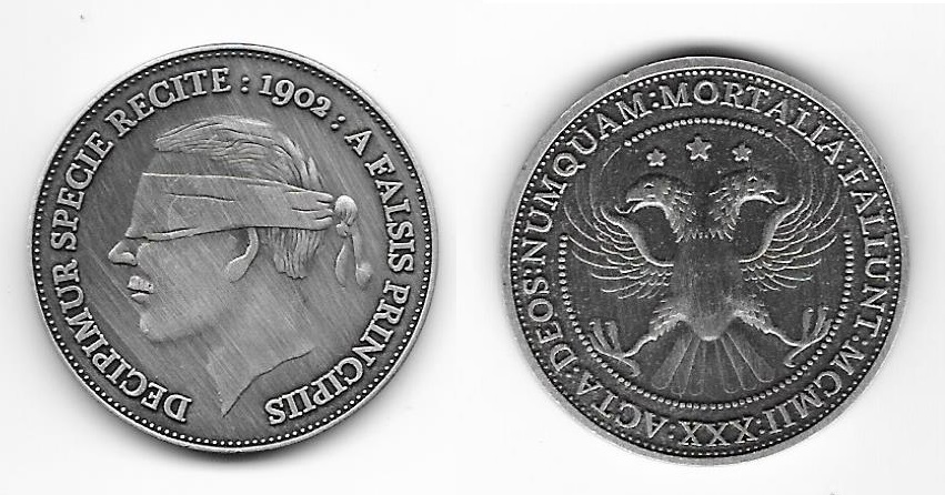 Arabic-Coin,-Aluminium,-1974