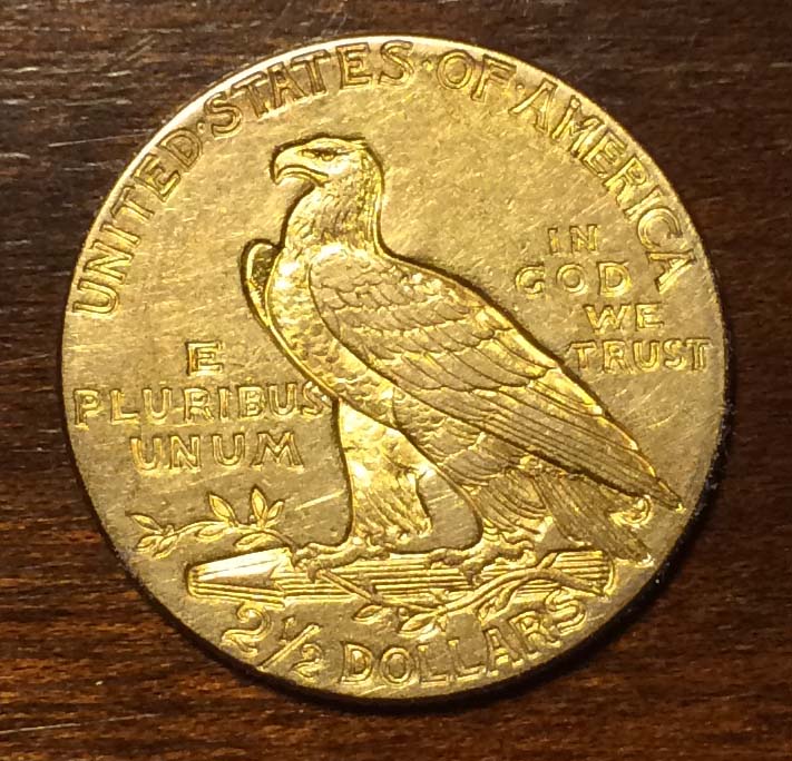 1913-Indian-Head-Quarter-Eagle-For-Grading