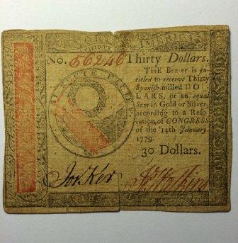 1779-Continental-Thirty-Dollar-Note