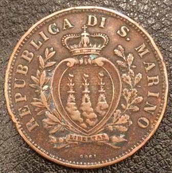 1893-Republic-Of-San-Marino-10-Centesimi