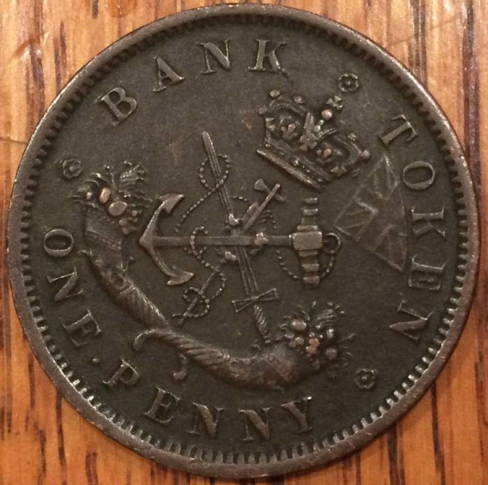 1857-Bank-Of-Upper-Canada-Bank-Token-One-Penny