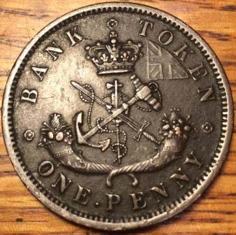 1857-Bank-Of-Upper-Canada-Bank-Token-One-Penny