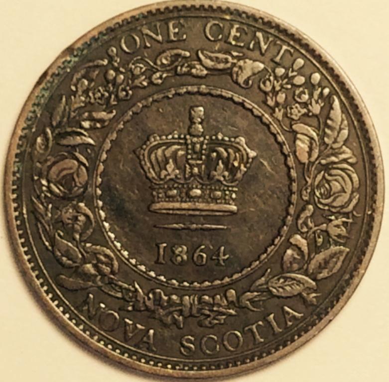 1864-Nova-Scotia-One-Cent-For-Grading-Please