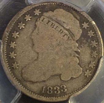1833-Capped-Bust-Dime---Die-Rotation
