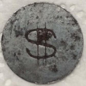 Token-With-Dollar-Sign-On-One-Side
