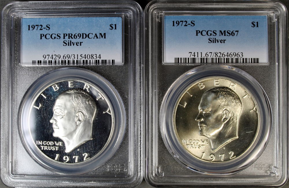 The-7-Days-Of-Ike-Eisenhower-Dollars-II--Plus-Three-Days-Of-Other-Ike-Dollars!