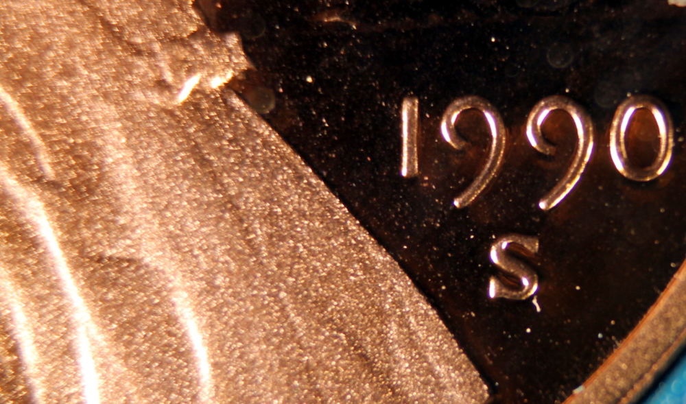 1990-S-Lincoln-Cent.....upside-Down-S?