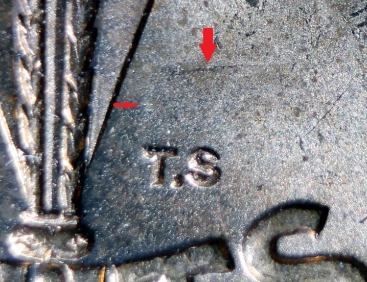 1943-Tombac-Nickel-Reverse-Clashes-&-Die-Cracks-Lots-Of-Pics