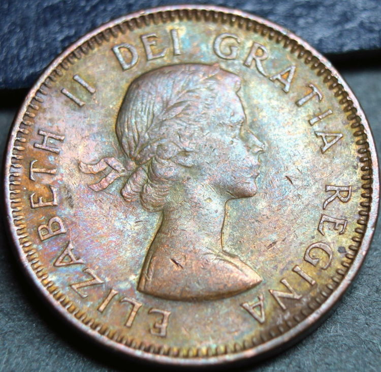 Rainbow-Toned-1953-Cent-Sf-Variety?-For-Grading-Please.