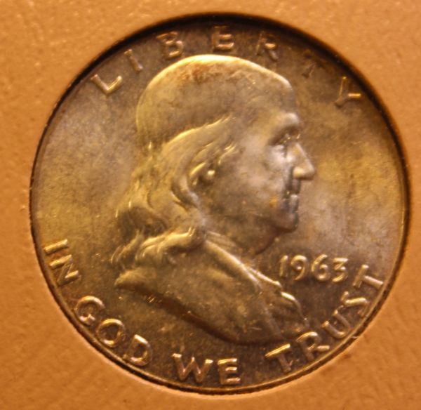 1957-&-1963-Ben-Franklin-Half-Dollar-Set
