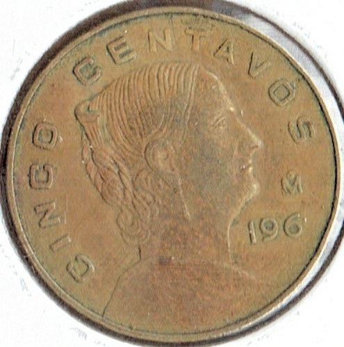 196?--Mexican-5-Centavos-Coin