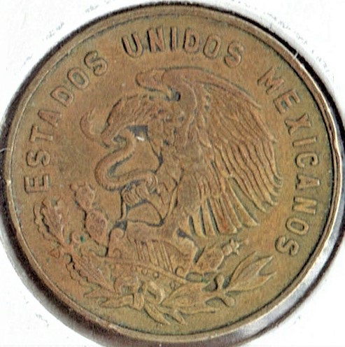 196?--Mexican-5-Centavos-Coin