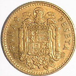 Espana-1975-Una-Peseta-80-VF