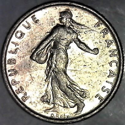 France-1966-1/2-Franc