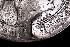1854-Napoleon-III-Lamination-Error-/-Seperation