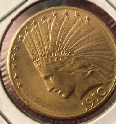 1910-D-10-Dollar-Indian-Gold