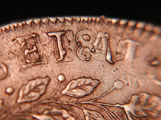 Brazil-1820r-960-Reis-KM-326.1---Overstrike-Error?