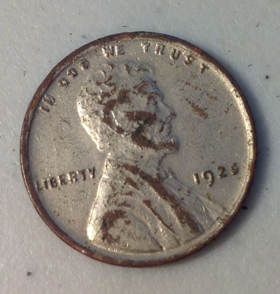 Help-1925-Zinc-Silver-Not-The-Right-Color-Penny