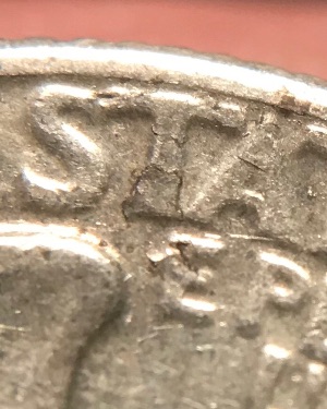 1960-Washington-Quarter-With-Interesting-Cracks-On-The-Reverse