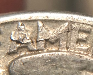 1960-Washington-Quarter-With-Interesting-Cracks-On-The-Reverse