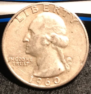 1960-Washington-Quarter-With-Interesting-Cracks-On-The-Reverse