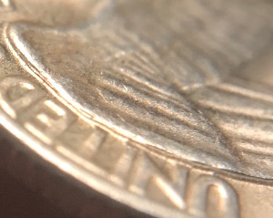 1964-Washington-Quarter;-What-Sort-Of-Doubling-Is-This-On-The-Reverse?
