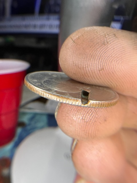 1985-Washington-Quarter-W/Mint-Damage