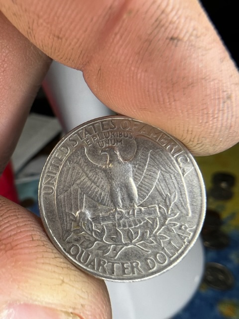 1985-Washington-Quarter-W/Mint-Damage