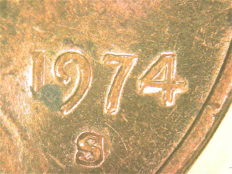 1974-S-Penny-Mint-Mark