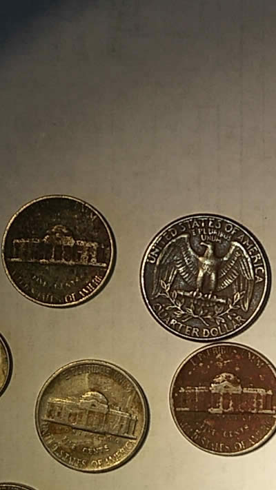 Clad-Errors-On-1999-D-Quarter.-Jefferson-Nickle-Or-Dime