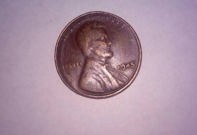1945-Penny-With-Marks