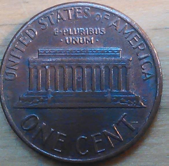 1986-Penny-Die-Chip-Or-Bubbling-Also-Rim-Error