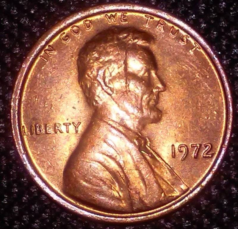 1972-Penny-Lamination