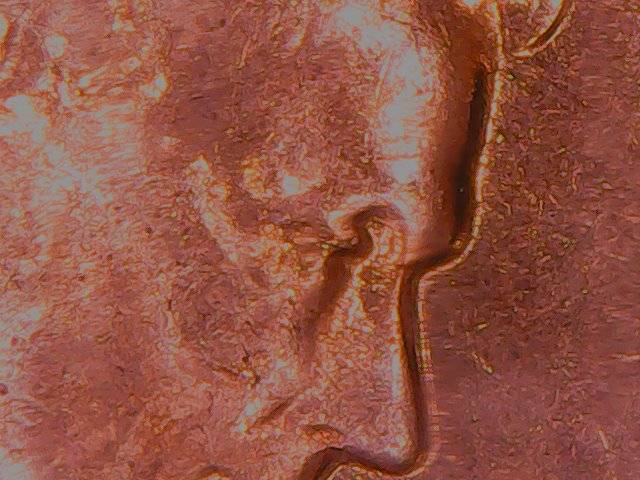 1963-Penny-Doubling-On-The-Face,-Date-And-Look-Like-Letter-On-Face?