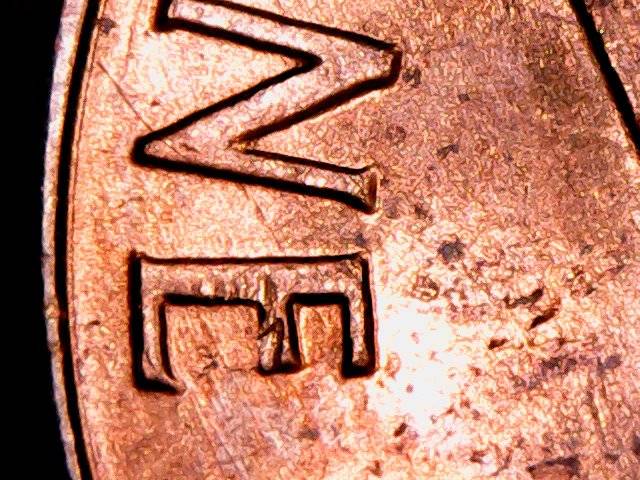1963-Penny-Doubling-On-The-Face,-Date-And-Look-Like-Letter-On-Face?