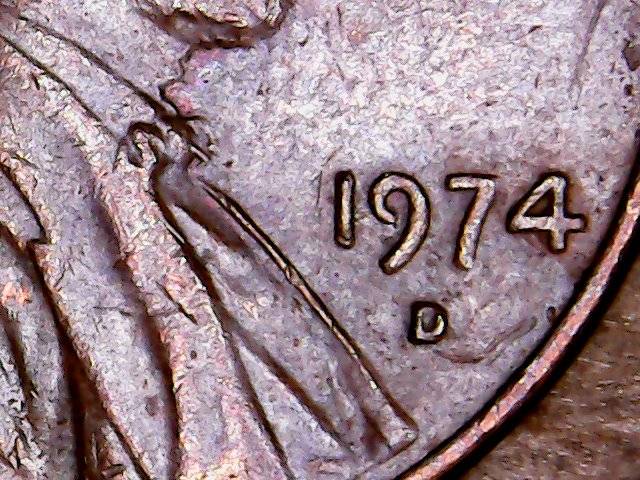 1974-D-Cent-Die-Chip-On-Reverse