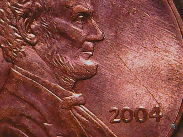 2004-P-Cent-Possible-Die-Crack-Or-Damaged