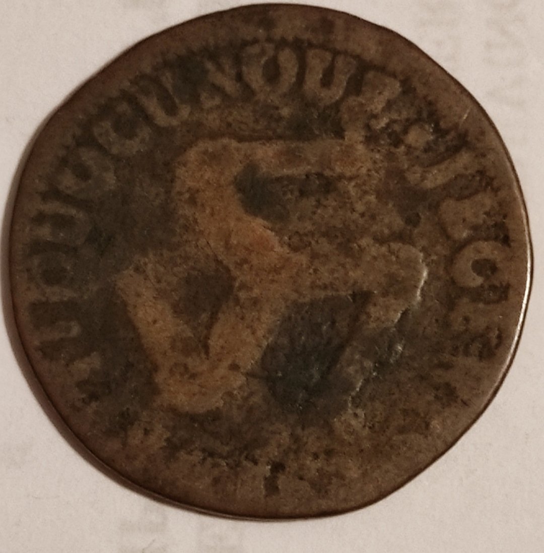 Unknown-Bronze-Coin-Possibly-European-Id:-Isle-Of-Man-Half-Penny