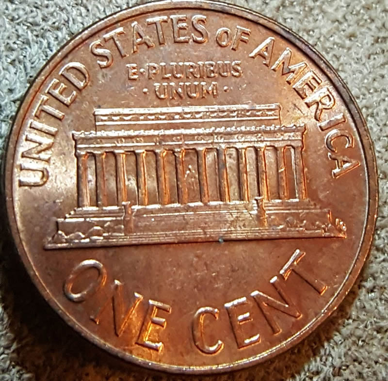 1961-Penny-Die-Chip-In-The-E-Of-America