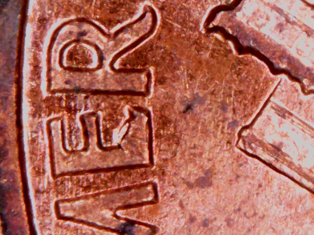 1961-Penny-Die-Chip-In-The-E-Of-America