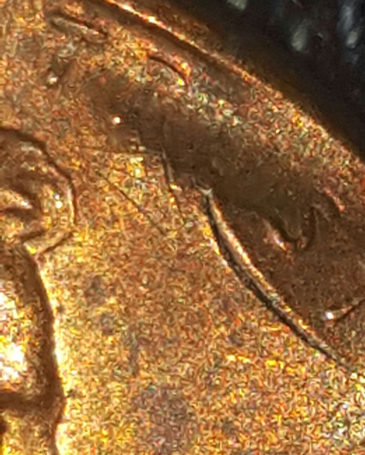 1990-Lincoln-Cent-Cracked-Plating-And-Planchet