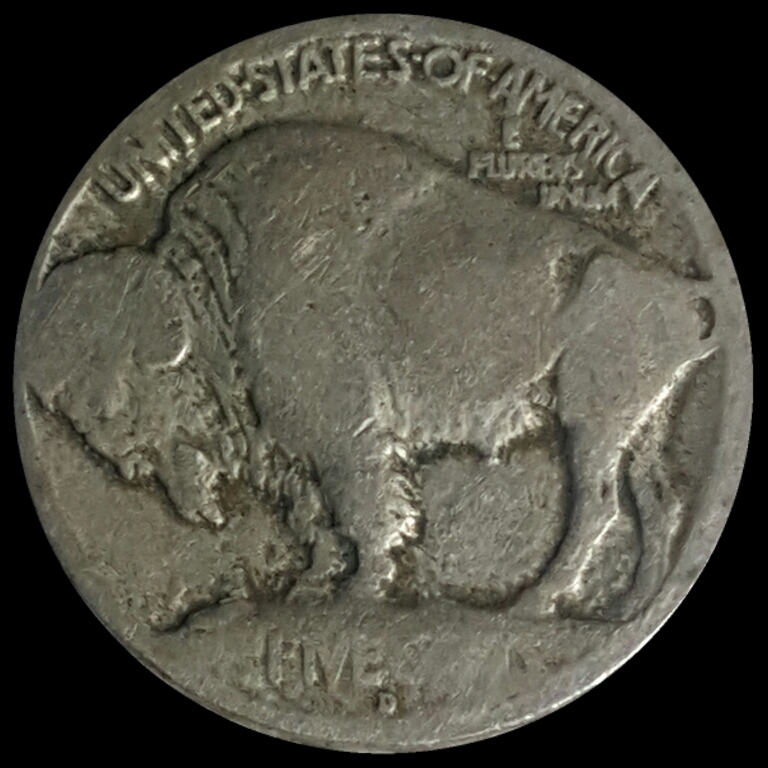 1913-D-Buffalo-Nickel-Type-1