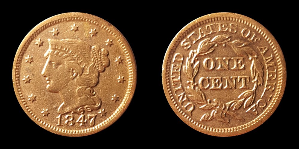 1847-Large-Cent-For-Grading-Advice