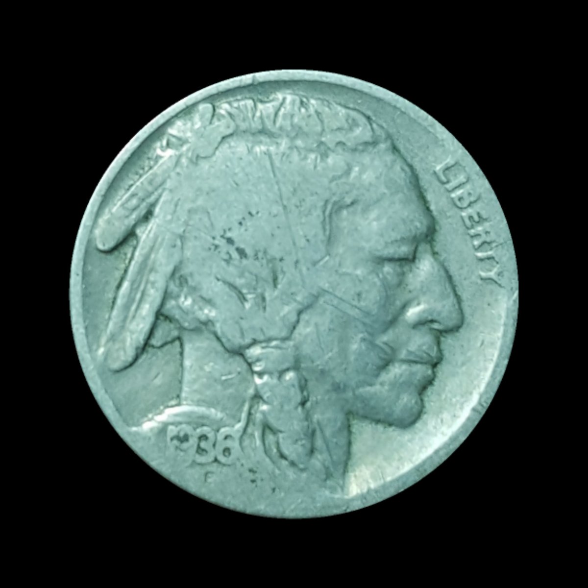 1936-Buffalo-Nickel-DDR-FS-801