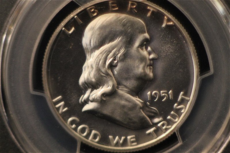 Franklin-Friday:-1951-Franklin-Half-Dollar-PCGS-PR-67-Deep-Cameo-CAC