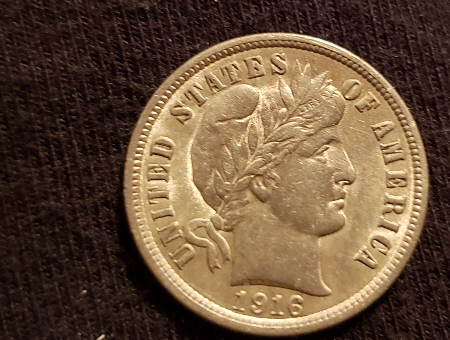 1916-Barber-Dime-Submitted-For-Grading