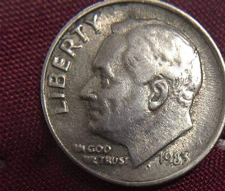 1983-P-Dime-Struck-Through-Grease,-Any-Value?