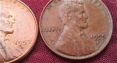 57d-And-55d-Lincoln-Wheat-Pennies